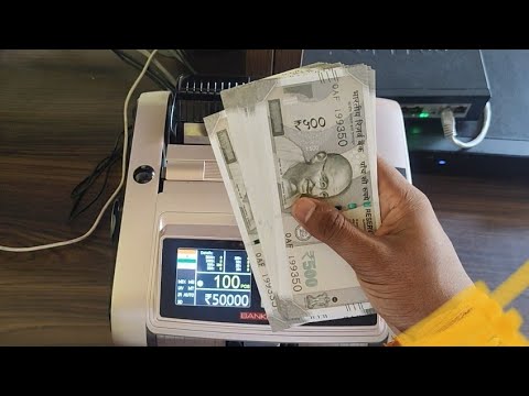 Counting New 500 Notes 😍 - YouTube