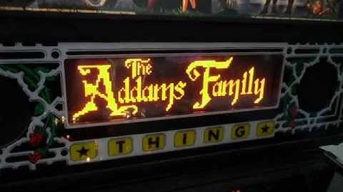 Bally Addams family pinball display problem, part 1