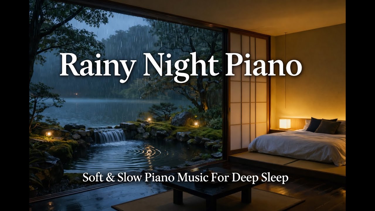 Sleep Experts Secret to Stress Relief with Piano & Rain Sounds