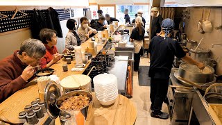 東京）注文が殺到する天ぷら肉うどん屋の仕事丨Tempura and Udon Restaurant : Japanese style