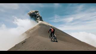 Mountain Biking an Active Volcano in Guatemala