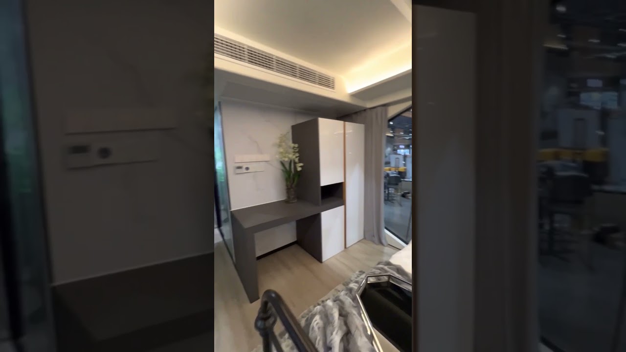 Tiny House with huge glass windows ... 