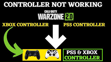 Warzone 2 controller not working/detected in Windows  PC