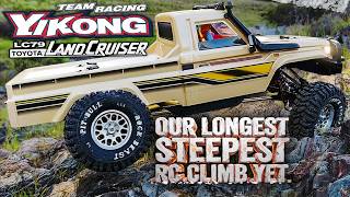Our Steepest Longest RC Climb Yet! Yikong YK41011 LC79