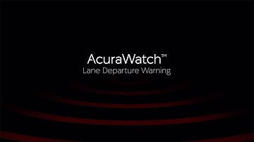 MDX with AcuraWatch™ – Lane Departure Warning