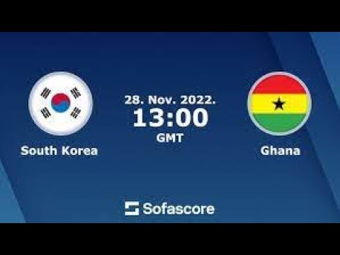 🔴 LIVE South Korea vs Ghana | FIFA World Cup 2022 | Football Live Match ...