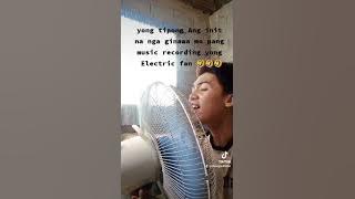 🔴Sing with my Voice recording electric fan||CL vargas vlog Subscribe