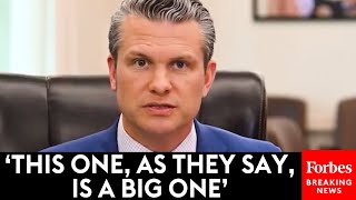 JUST IN: Secretary Of Defense Pete Hegseth Announces $5.1 Billion In Pentagon Contract Cuts