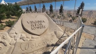 2025 International Sandsculpting Championship begins at the Virginia Beach Oceanfront