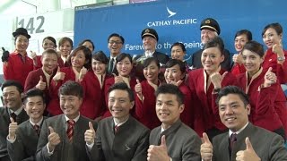 Cathay Pacific 747 Last Flight 2016.10.01