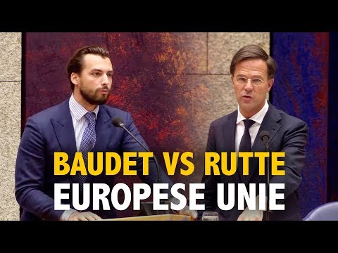 Baudet vs Rutte over de Europese Unie