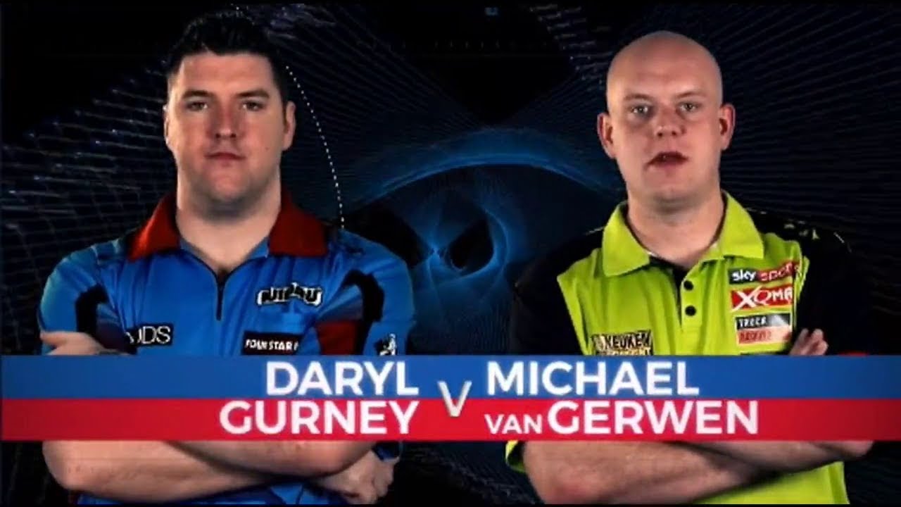 2019 Brisbane Darts Masters Quarter Final Gurney vs van Gerwen YouTube