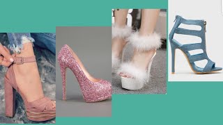 Latest fashion high heel sandles #heelfashion #shoesdesign #fashiondesign