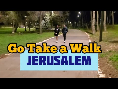 Israel&rsquo;s Biggest New Playground at Jerusalem&rsquo;s Gan Saker Park, Jogging, Walking and Bicycle Paths