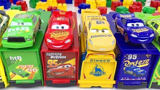 Cars Toys Lightning Mcqueen and Truck Color Minicar Learn Colors