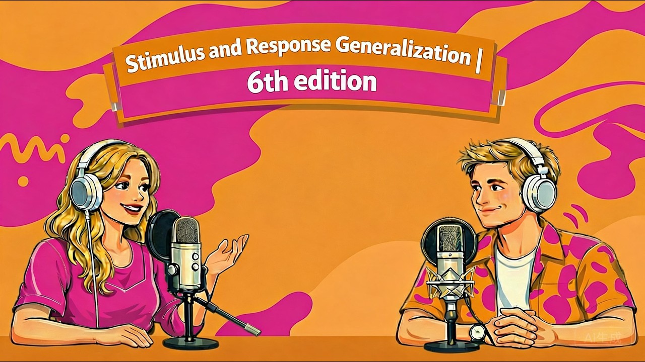 BCBA Exam Prep Podcast B14 Stimulus and Response Generalization ...