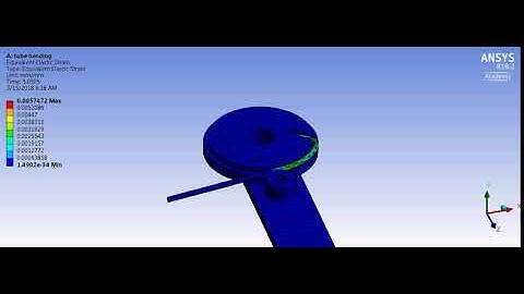 wire bending simulation in ansys