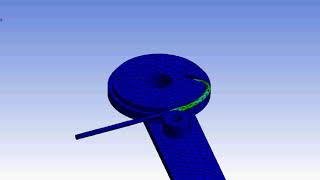 wire bending simulation in ansys