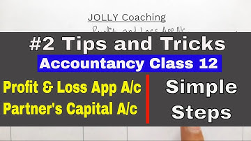 How to Prepare Profit and Loss Appropriation Account with Partner