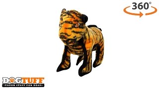 Tuffy's Tatters the Tiger JR Dog Toy - DogTuff