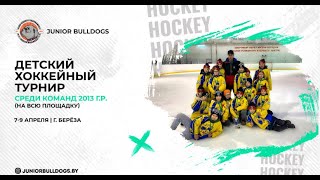 Соболь - Пинск. Турнир Junior Bulldogs в Березе среди команд 2013 года