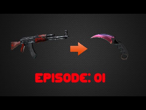 CSGO +rep Trading from Nothing to Knife? :: Episode 1 - $5 Profit!