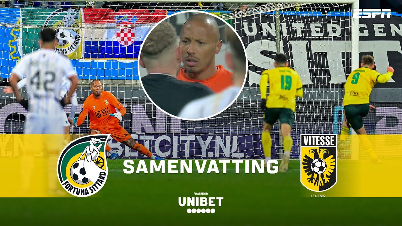 Goal SIERHUIS na 18 (!) seconden, penalty moet OPNIEUW ⚠️  | Samenvatting Fortuna Sittard - Vitesse