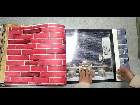 Hotel Restaurant Coffee Shop Industrial Cheap 3D PVC Vinyl Wallpaper