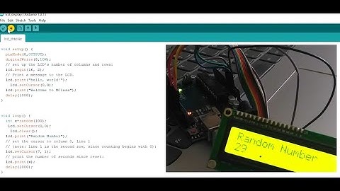 LCD Display for Arduino -Part-2 || 16X2 LCD Simulation || Print message in LCD Display using Arduino