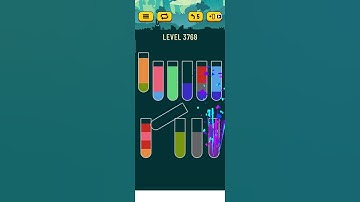 water sort puzzle - level 3768