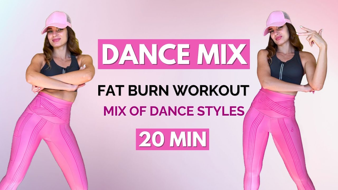 20 MIN DANCE MIX WORKOUT | Fun Fat Burn Cardio with Different Styles