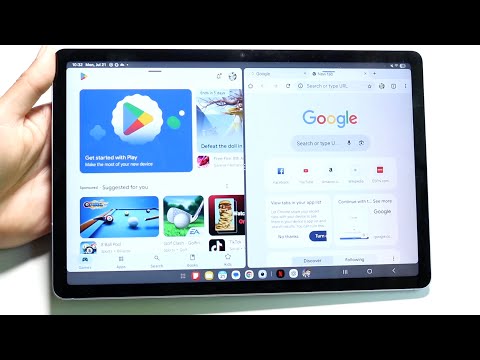 How To Split Screen Multitask On Samsung Galaxy Tab S10 FE!