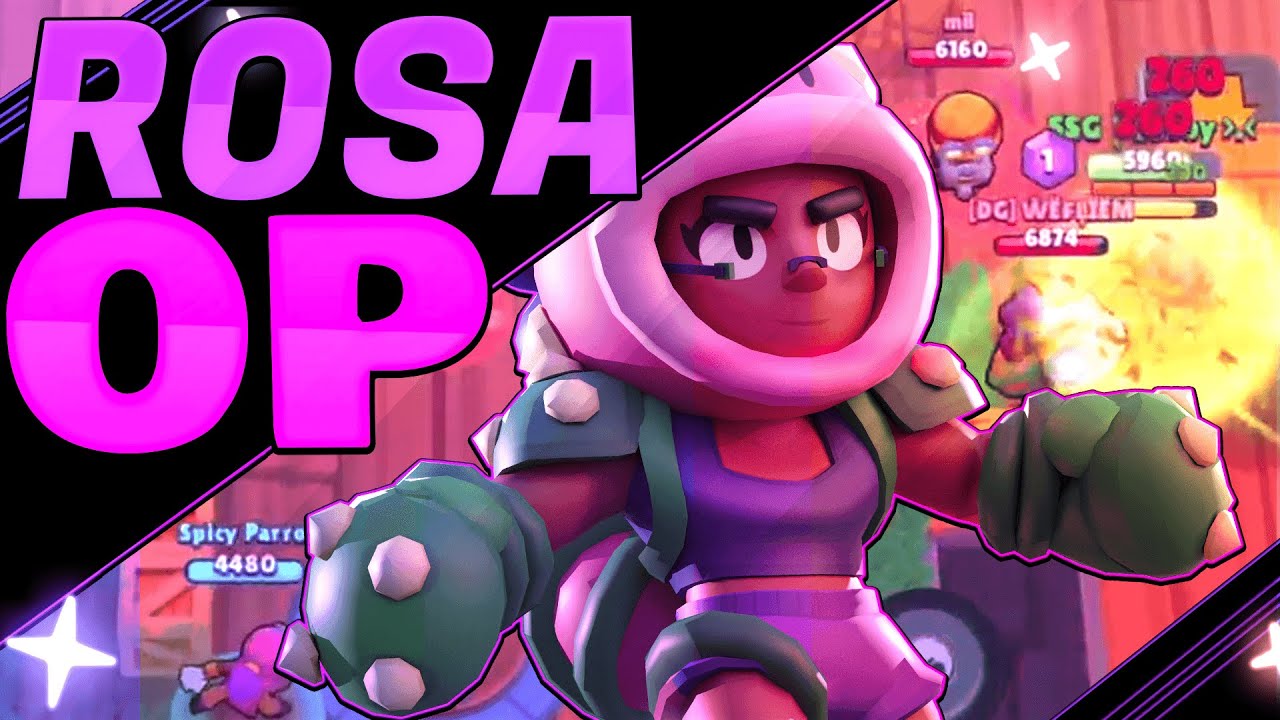 ROSA IS INSANE IN GEM GRAB | BRAWL STARS GAMEPLAY