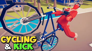 Cycling & Kick🚲 Bicycle Taekwondo vs Every Faction 1v1 - Totally Accurate Battle Simulator TABS