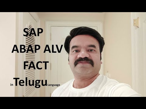 SAP ABAP ALV FACT inTelugu