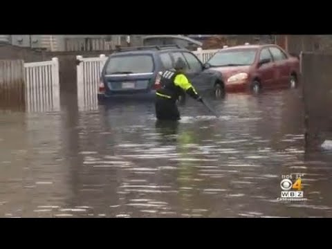 Water main break floods Jamaica Plain neighborhood, damages street ...