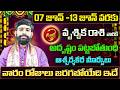 Vruschika Rasi Vaara Phalalu 2026 | Vruschika Rashi Weekly Phalalu | 07 June - 13 June 2026