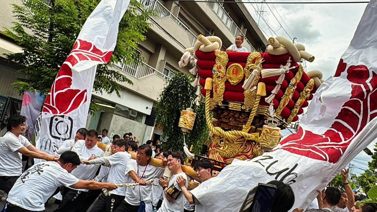 令和6年 2024年 東大阪市民ふれあい祭り ふとん太鼓 地車 パレード