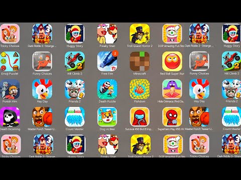 Minecraft,Roblox,Hill Climb 2,Free Fire,Emoji Puzzle,Tricky Puzzle,SpongeBob,Boom Stick,Freaky Stan