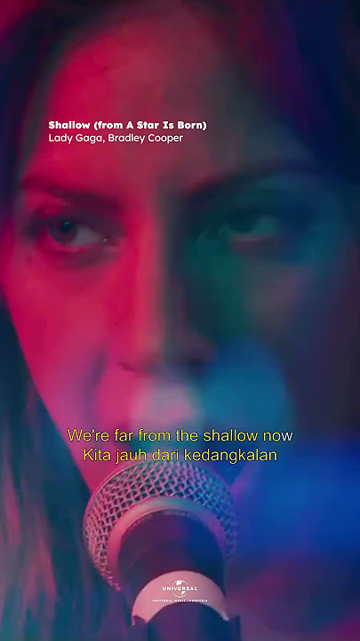 Siapa disini yang masih kebawa perasaan denger lagu ini? ☝️❤️🎤: #ladygaga #bradleycooper #shallow