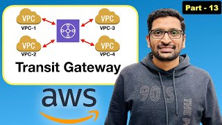 AWS VPC Transit Gateway - Step by Step Tutorial (Part -13)