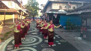 #อ้อมกอดเขมราฐ# ท่าบาสโลบสวยๆโดย#นางรำเมืองเรืองแสง นาฏศิลป์สร้างเมือง..