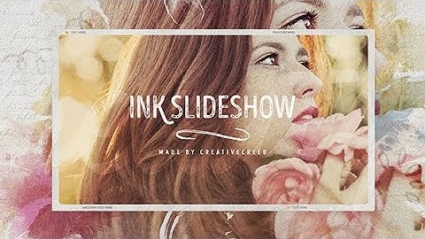 After Effects Template: Ink Slideshow