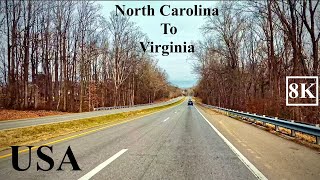 Scenic Drive from Greensboro, NC to Roanoke, VA | USA Road Trip