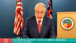WATCH Cuyahoga County COVID-19 media briefing