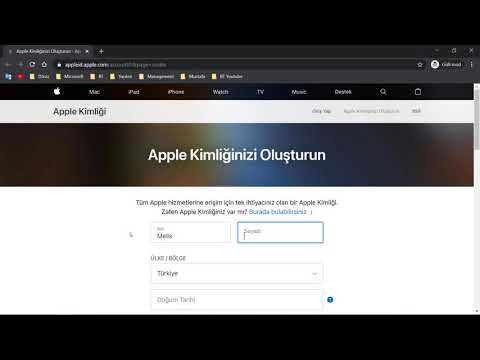 Apple Kimliği iCloud Hesabı Oluşturma