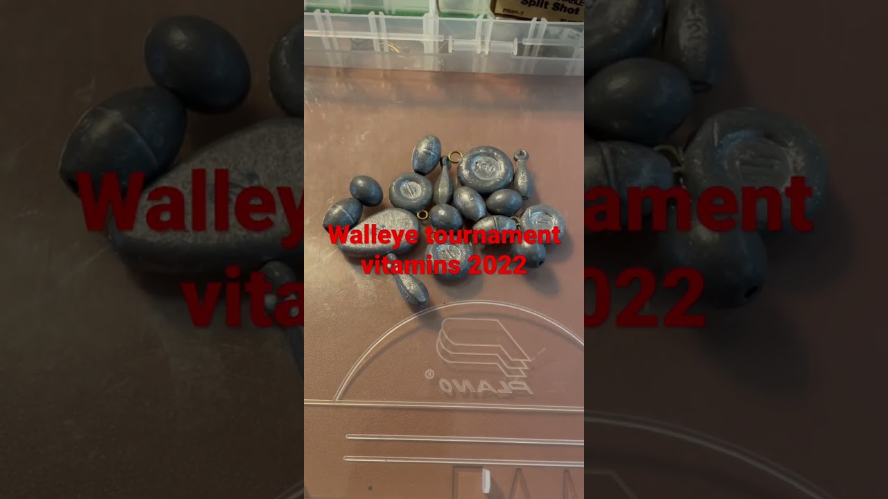 Tournament cheaters fishing Walleye vitamins for fish tournament 2022