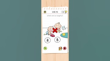 Which one is naughty? brain test all star IQ level 153 solutions