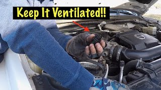 Nissan Frontier (2014) 4.0L V6 PCV Valve Replacement! #pcvvalve #nissanfrontier #diy