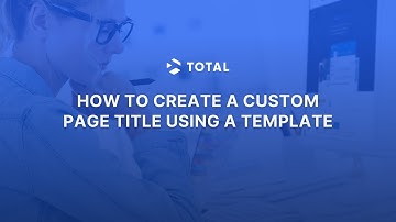 Custom Page Title in Total WordPress Theme